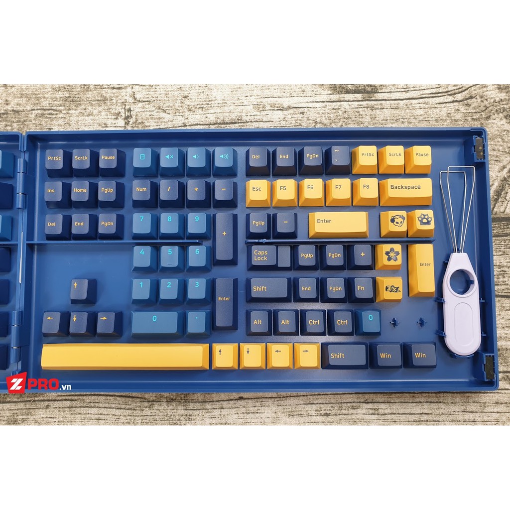Bộ Keycap PBT AKKO Macaw 157 Phím