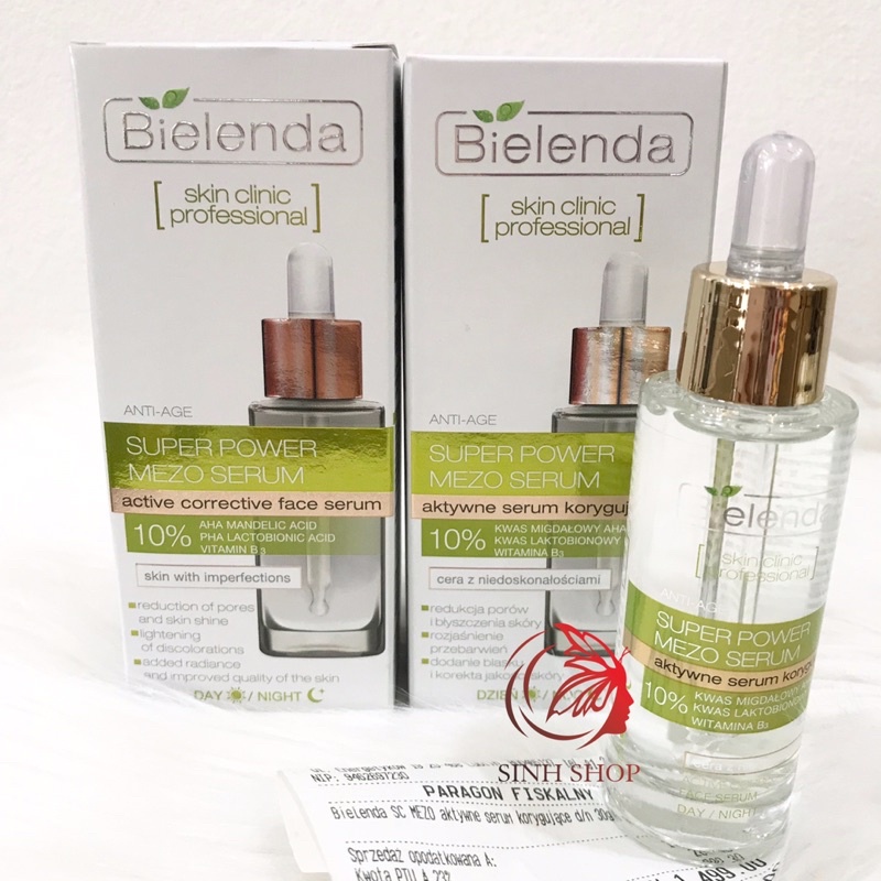 Serum Trắng Da Bielenda Skin Clinic Professional