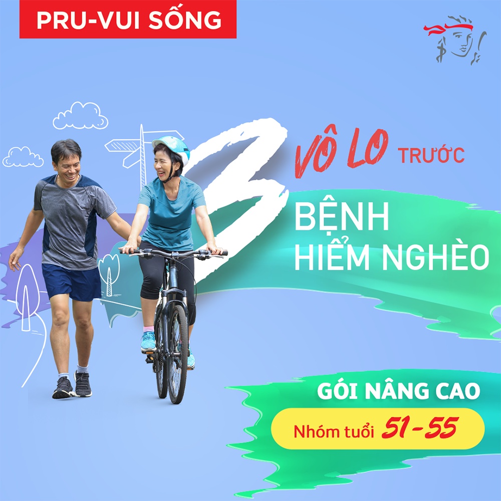 Toàn quốc [E-Voucher] Prudential - Bảo hiểm PRU-Vui Sống - gói Nâng cao [nhóm tuổi 51-55]