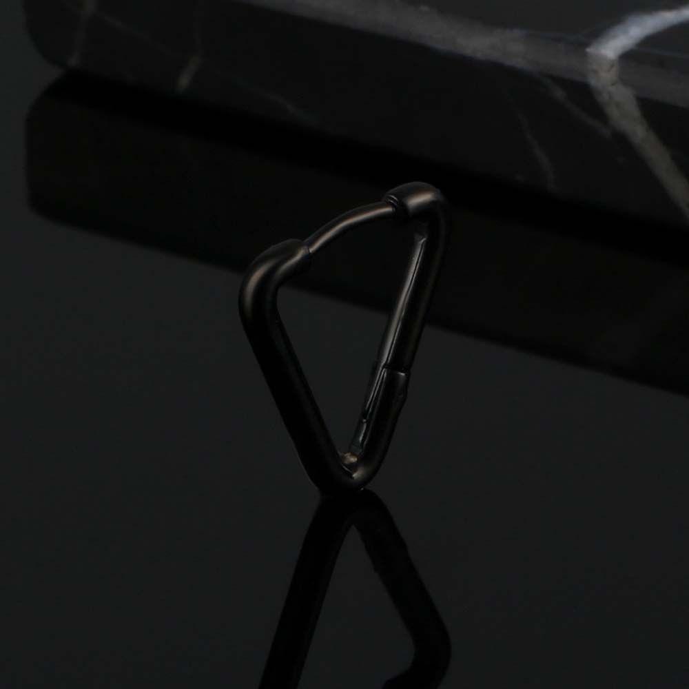 Khuyên Tai Dạng Vòng Bằng Thép Không Gỉ Phong Cách Punk Cho Nữ