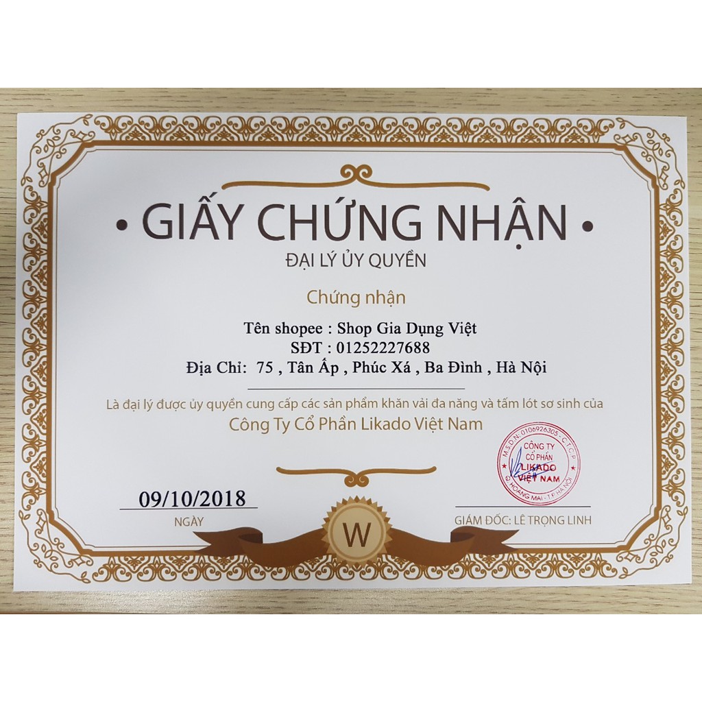 Khăn Vải Khô Đa Năng Likado 300 Gram - Mẫu Mới 2019