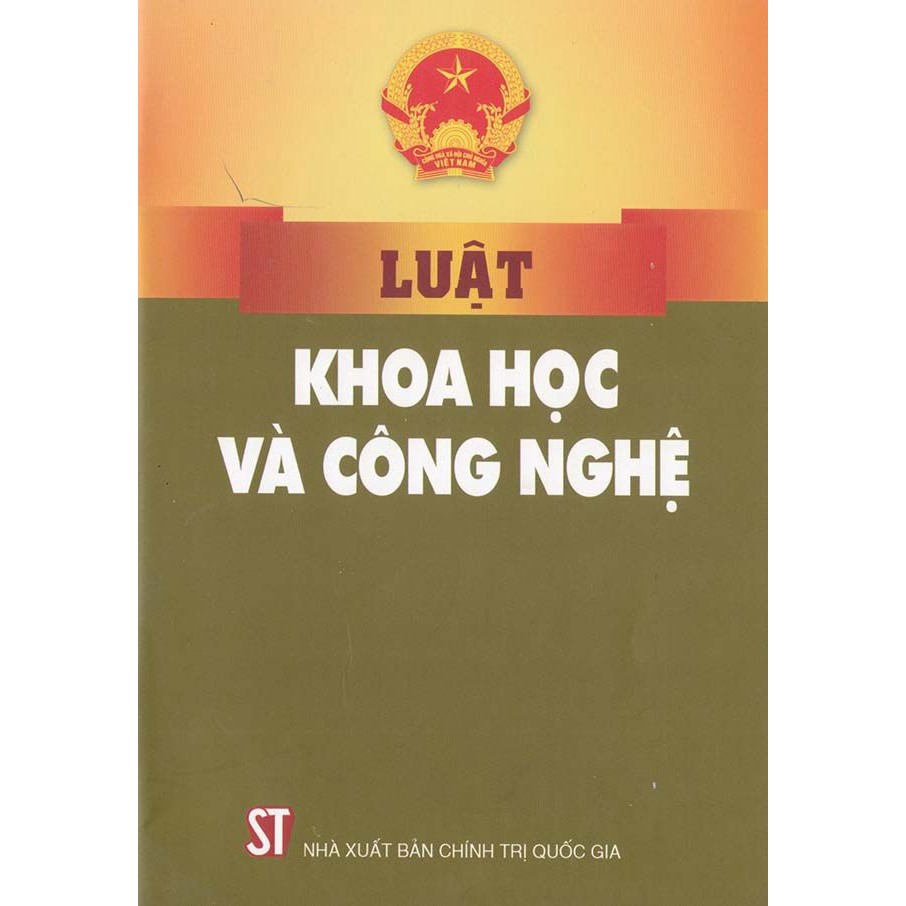 Sách - Luật khoa học và công nghệ (NXB Chính trị quốc gia Sự thật)