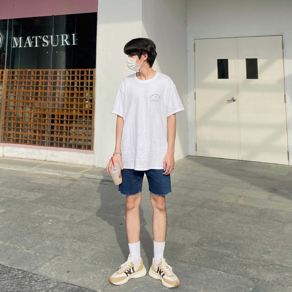 Giày Sneakers Chunky Jogger Màu Vàng Kem