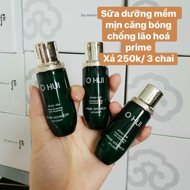 Combo 3 chai sữa dưỡng O Hui chống lão hóa ( Hàng chính hãng)