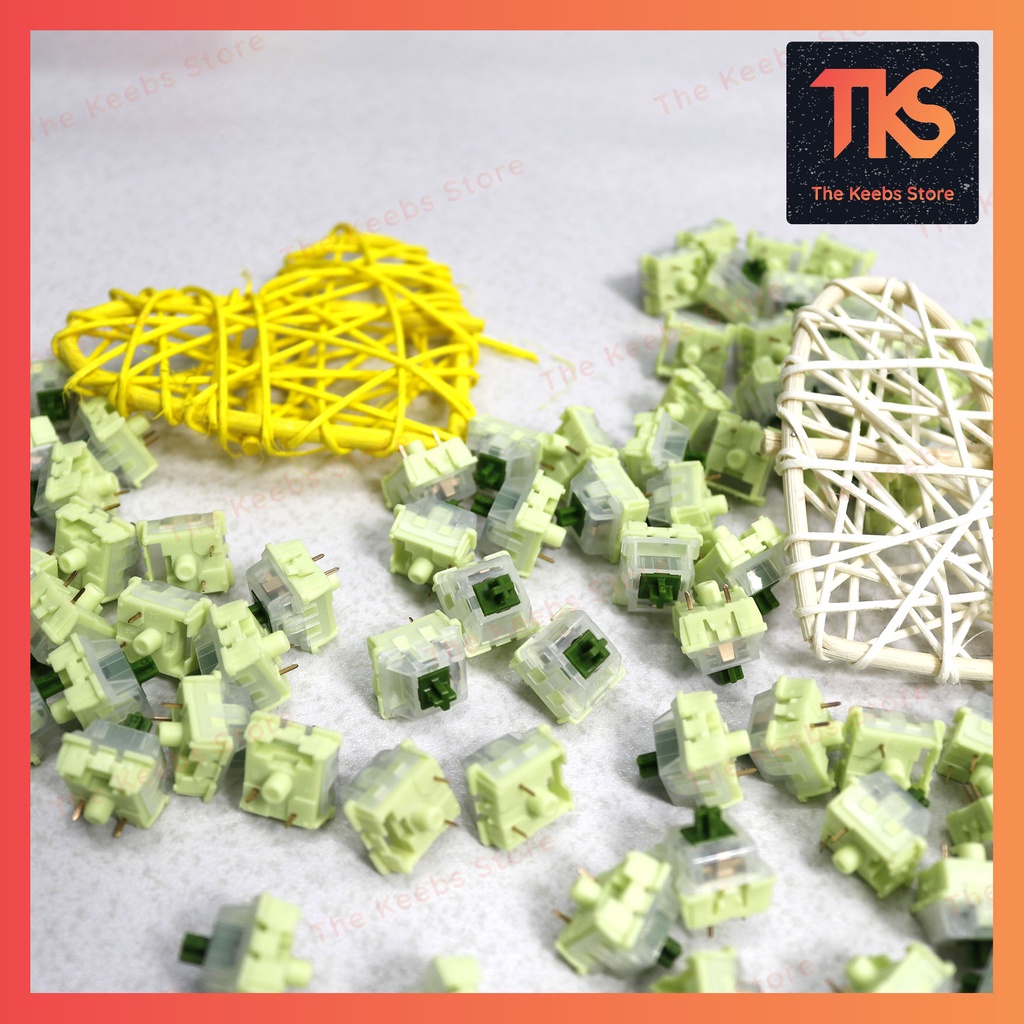 Switch Matcha Ice | Linear 55g | công tắc bàn phím cơ | TKS