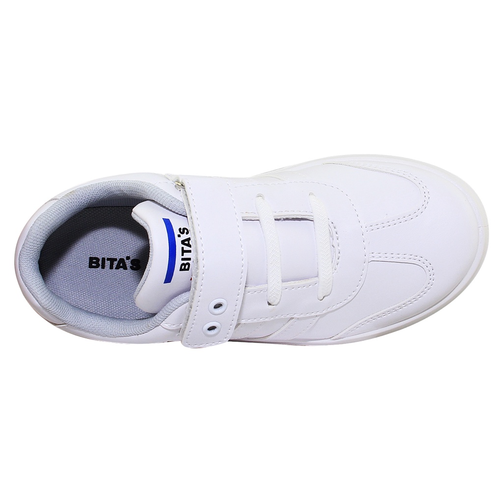 GIÀY THỂ THAO BÉ TRAI Bita's GVBT.80 (Đen + Trắng + Xanh dương) thoải mái dễ đi