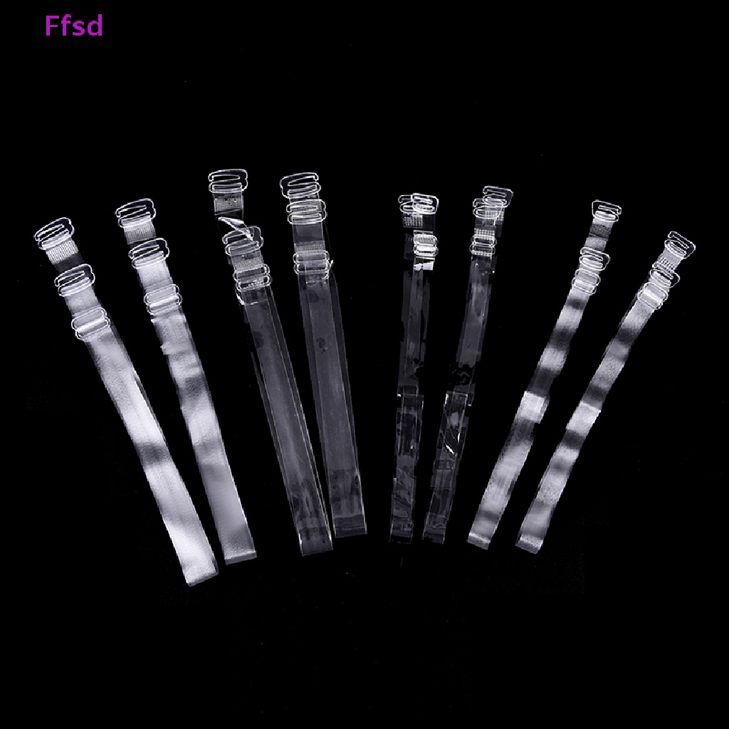 {Ffsd} Set 3 Cặp Dây Áo Ngực Trong Suốt Pha Lê Vô Hình Thiết Thực * Bán Chạy