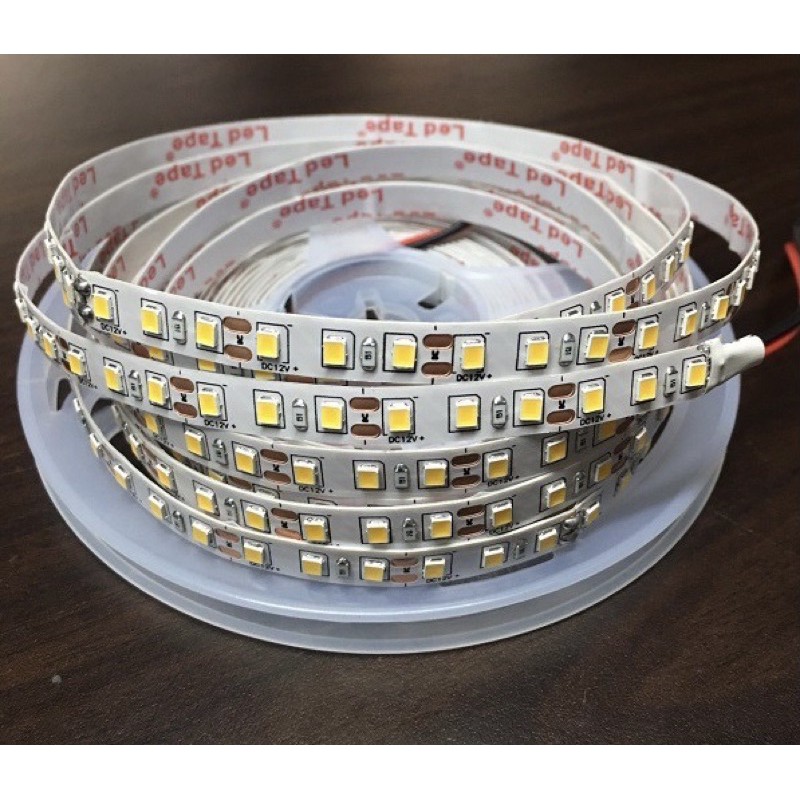 led dây 12v 5050 120 led smd 1m giá rẻ loại tốt chuyên dán thanh nhôm lắp tủ bếp, kệ trưng bày