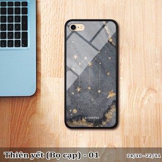 Ốp kính Iphone 7 in cung hoàng đạo