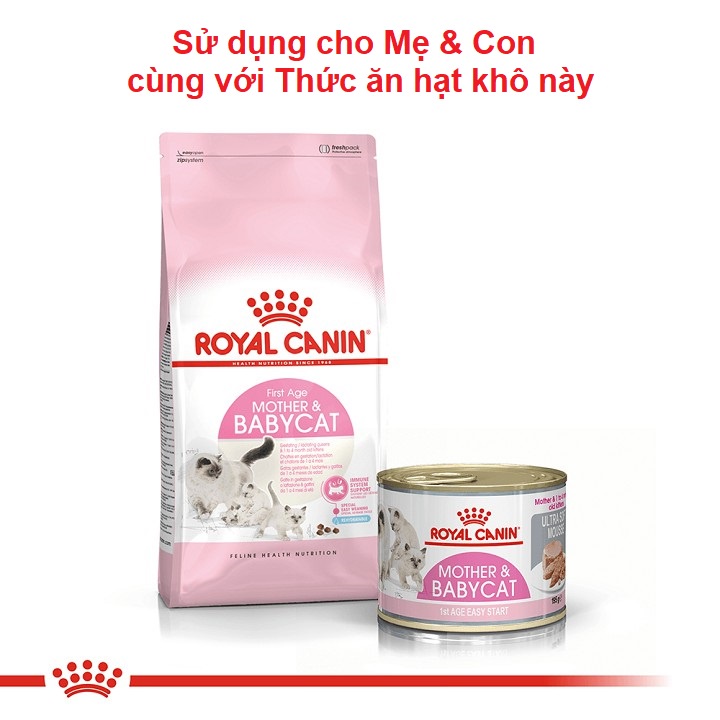 12 lon Pate Royal Canin Mèo mẹ &amp; Mèo con 195g mother &amp; baby cat