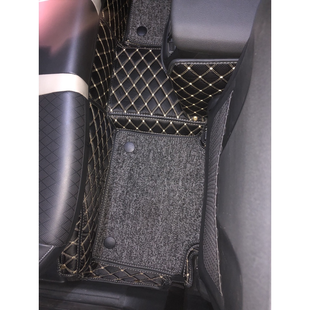 Thảm lót sàn ô tô cho Kia K3 2022 da pu, cacbon cao cấp hoàn không mùi không thấm nước phủ kín 90%sàn xe