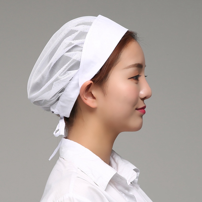 Ygt Mũ Đầu Bếp Phối Lưới Thoáng Khí Chống Khói Bụi Cho Nam Và Nữ