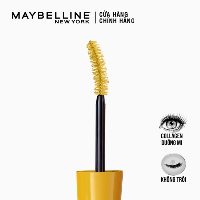 Mascara Dưỡng Mi Collagen Dày gấp 10 lần Maybelline New York Colossal Không Lem 9.2ml