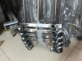 Sào phơi đồ đơn (inox loại 1) co khoen va ko khoen