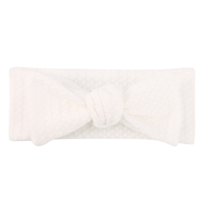 Băng Đô Mỏng Màu Trơn Đính Nơ Thời Trang Làm Phụ Kiện Chụp Ảnh Cho Bé Gái