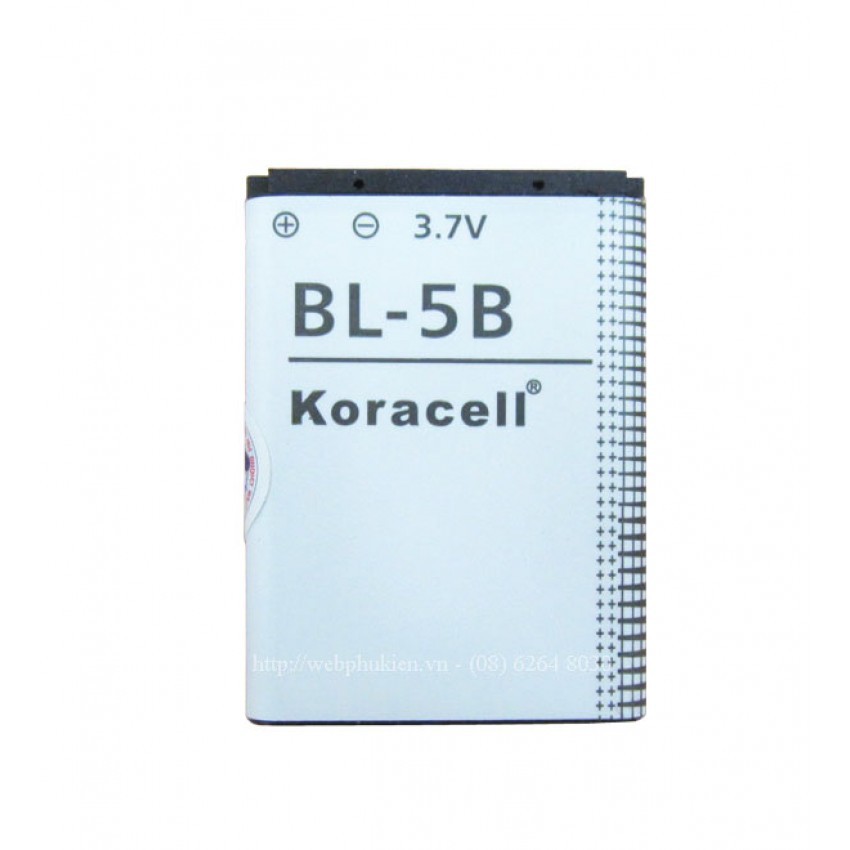 Pin BL-5B  Chuẩn Nokia cho - N3220/3230/5070/5140/5140i/5200/5208/5300/5320xm/5500/6020/6021/6060/ 6070/6