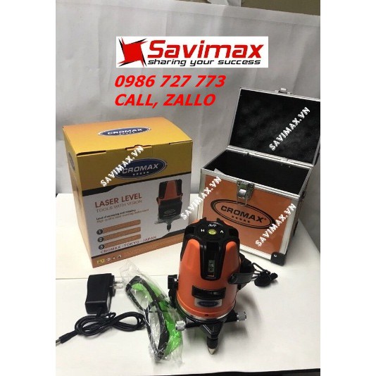 Máy Cân Bằng Laser 5 tia xanh CR-5X, Máy Laser 5 tia xanh