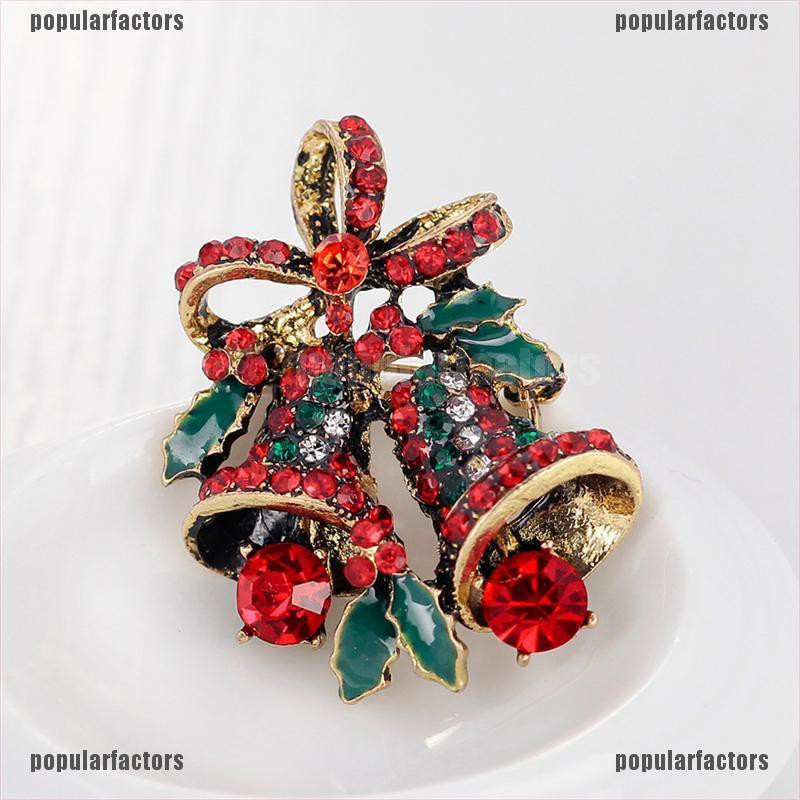 Ghim cài áo hình chuông giáng sinh đẹp mắt