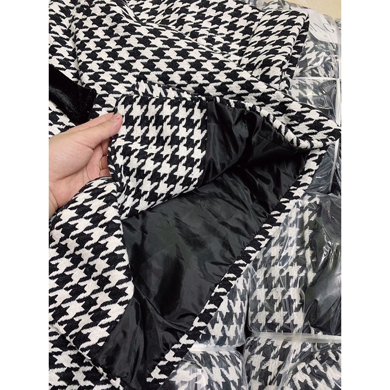 ÁO DẠ ZICZAC KÈM NƠ