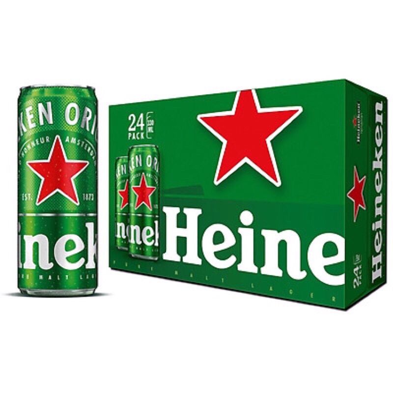 GIAO HOẢ TỐC. Bia Heineken thùng 24 lon  .330ml