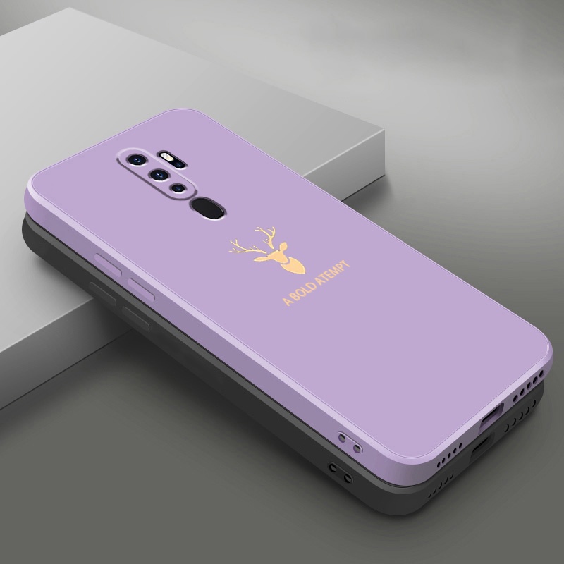 Ốp Điện Thoại Silicone Mềm Màu Trơn Bảo Vệ Cho oppo A5 2020 oppo a9 2020 Ylt01