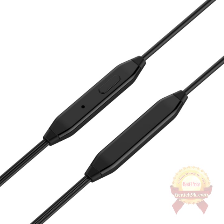 Tai nghe điện thoại nhét tai Hifi D21 có mic dây jack 3.5mm cho máy tính