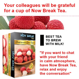 1 hộp Trà Vải Now Break Tea - Try it TODAY!