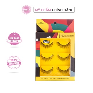 Lông mi giả chuyên nghiệp vacosi 4d pro eyelash vm22