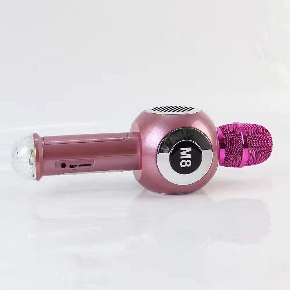 Micro Bluetooth Karaoke M8 - Có đèn led cực hay cực đẹp