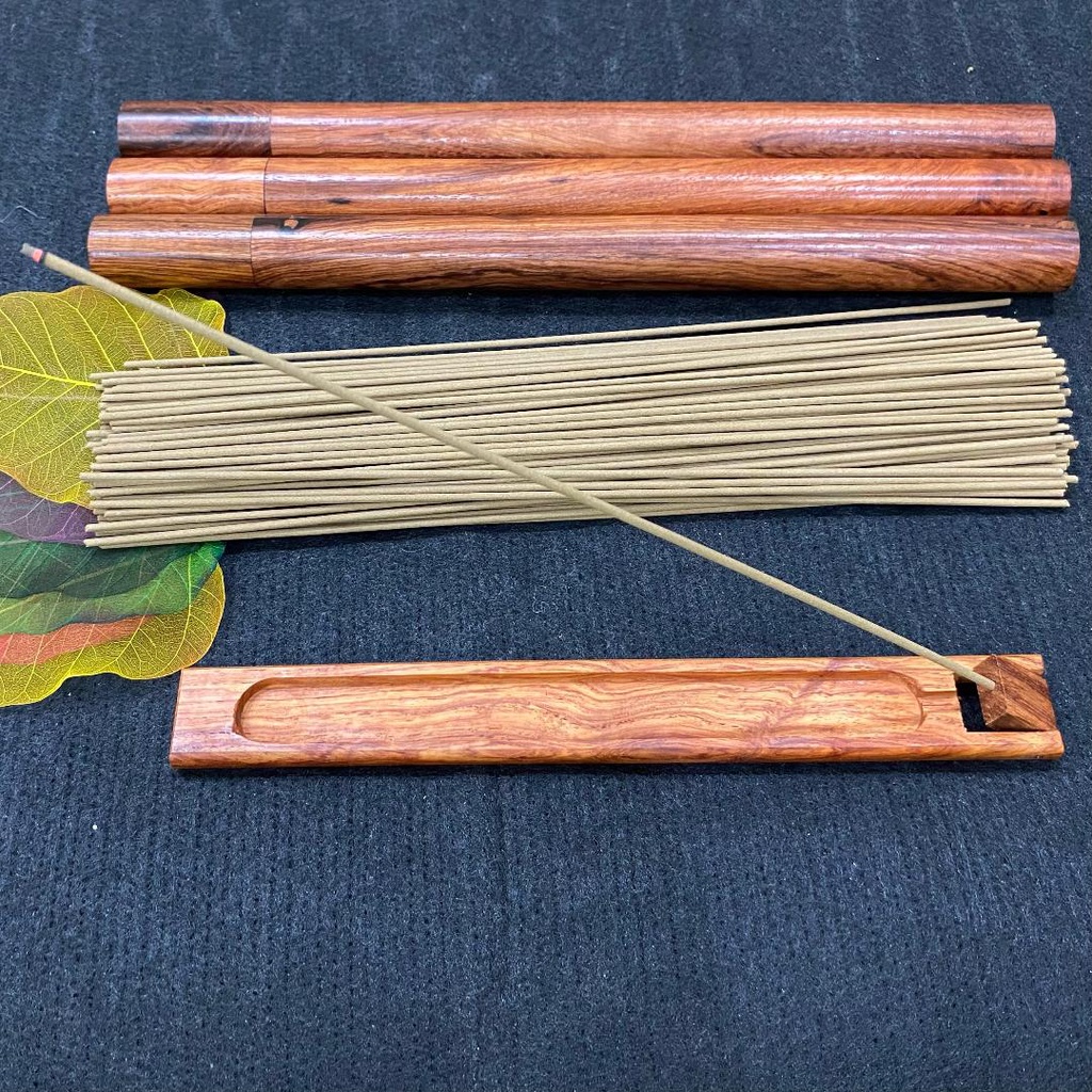 NHANG KHÔNG TĂM TRẦM HƯƠNG DÀI 30CM QUẢNG NAM NẮP VÀNG - LOẠI SIZE TO- ĐƯỜNG KÍNH 2MM