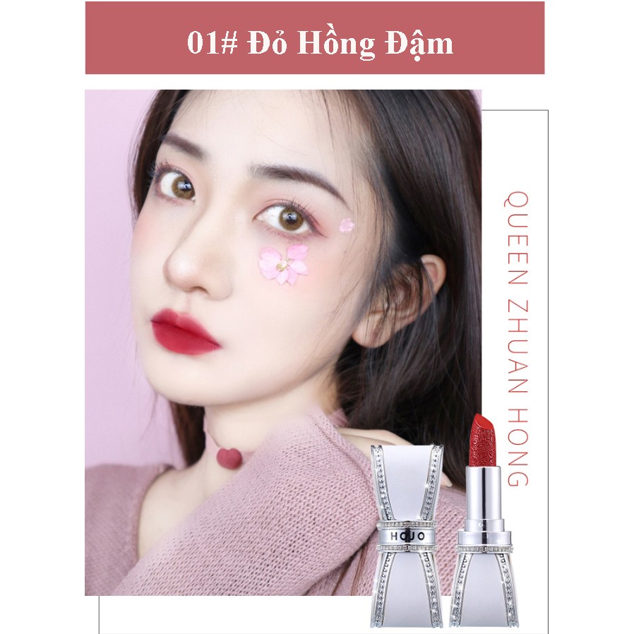 Son sáp HoJo Dimond Bow Butterfly- knot Lipstick hình nơ độc đáo hàng chính hãng hội địa Trung Ho Jo No.8047 | BigBuy360 - bigbuy360.vn