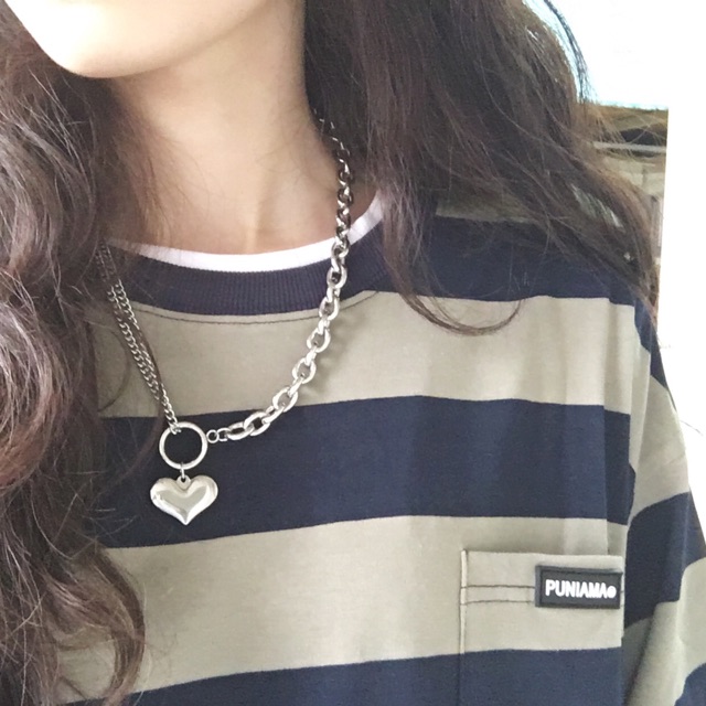 Vòng cổ nữ hình trái tim phong cách cá tính - Khanturban.vn