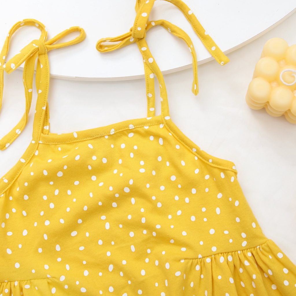 Váy cho bé gái ILABY chất liệu cotton thoáng mát [IG0770]