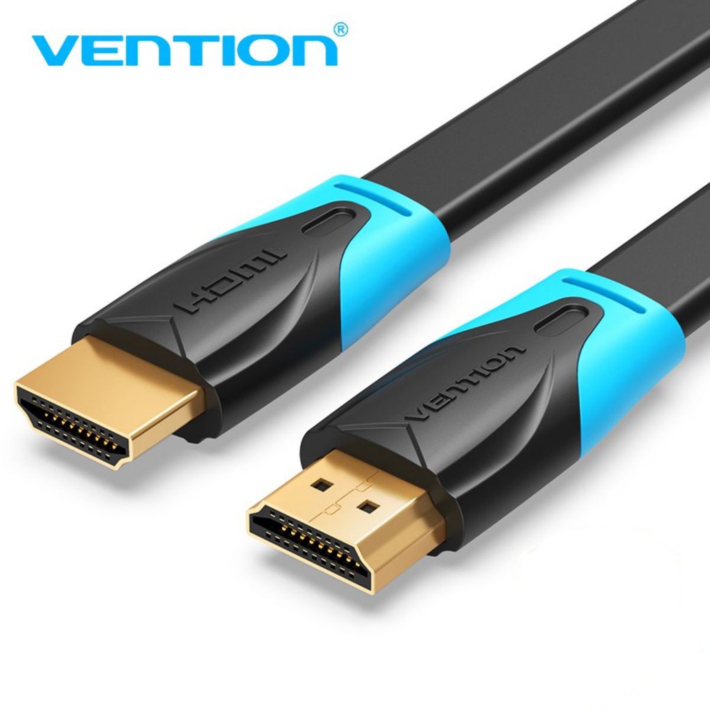 [Mã ELHACE giảm 4% đơn 300K] Cáp HDMI dẹt chuẩn 1.4 hỗ trợ 3D, 2K,4k@30Hz - Vention VAA-B02 - BEN