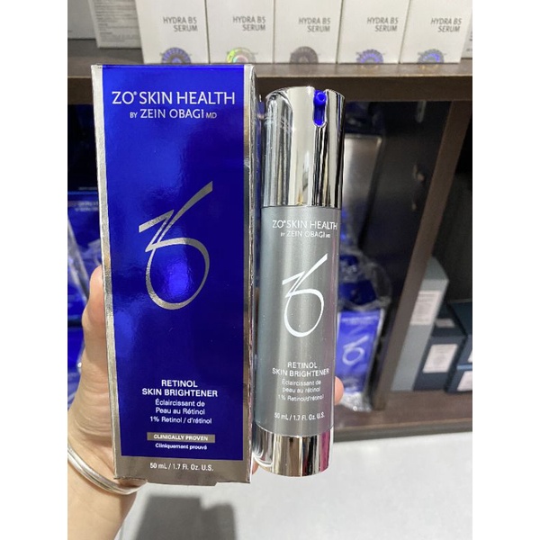 Kem Dưỡng Sáng  Da Chống Lão Hóa  Retinol Skin Brightener Zo Skin Health  0,5% - 1% 50ml
