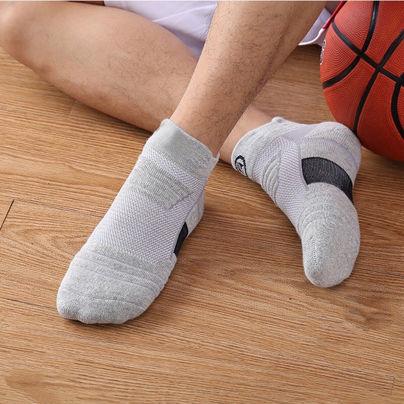 Tất thể thao dày dặn không  may đầu,Tất Thể Thao Chạy Bộ Chống Trơn Trượt, Tất Dày Thấm Hút Mồ Hôi, Thoáng Khí