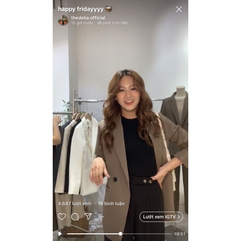 Áo khoác vét Thedelia