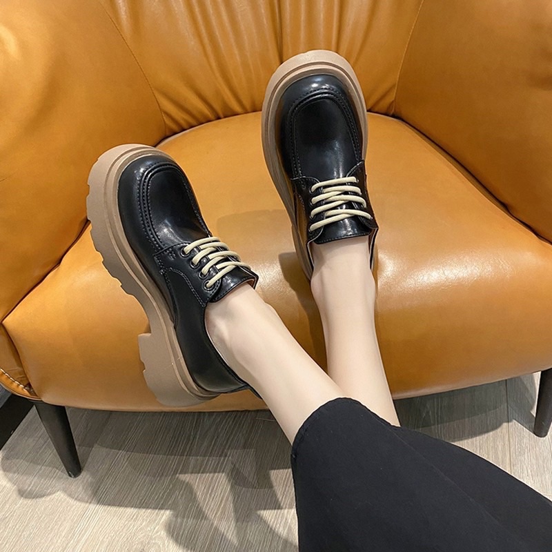 Giày lolita 2 màu mẫu mới 2022 da mềm thời trang cá tính