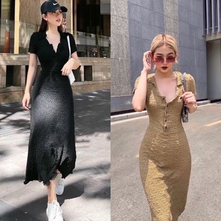 Váy Đầm body dài ngắn tay