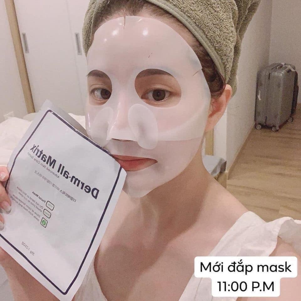 Mặt Nạ Derm all Matrix Facial Dermal-care Mask