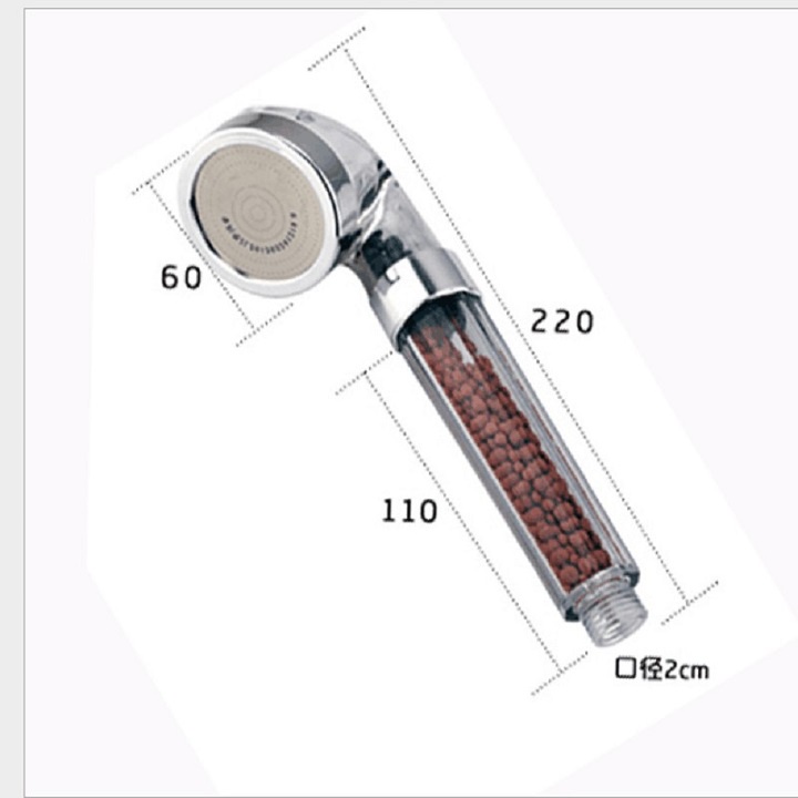 Đầu vòi hoa sen, tay sen tăng áp siêu bền có hạt nano lọc nước lọc khuẩn thế hệ mới - QM007