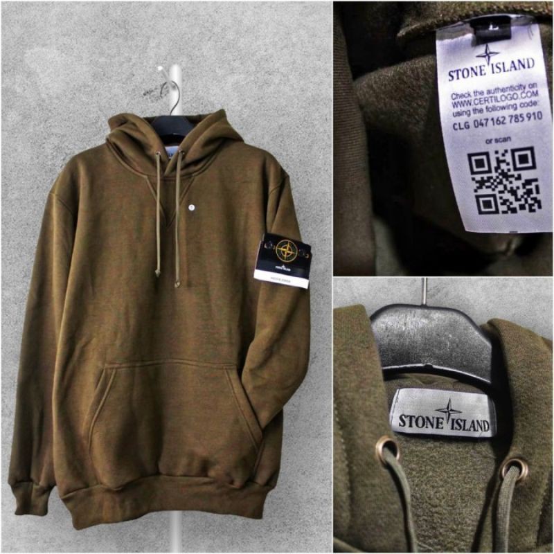 Áo Khoác Hoodie Len Đính Nút Hình One Đảo Nhập Khẩu Miễn Phí