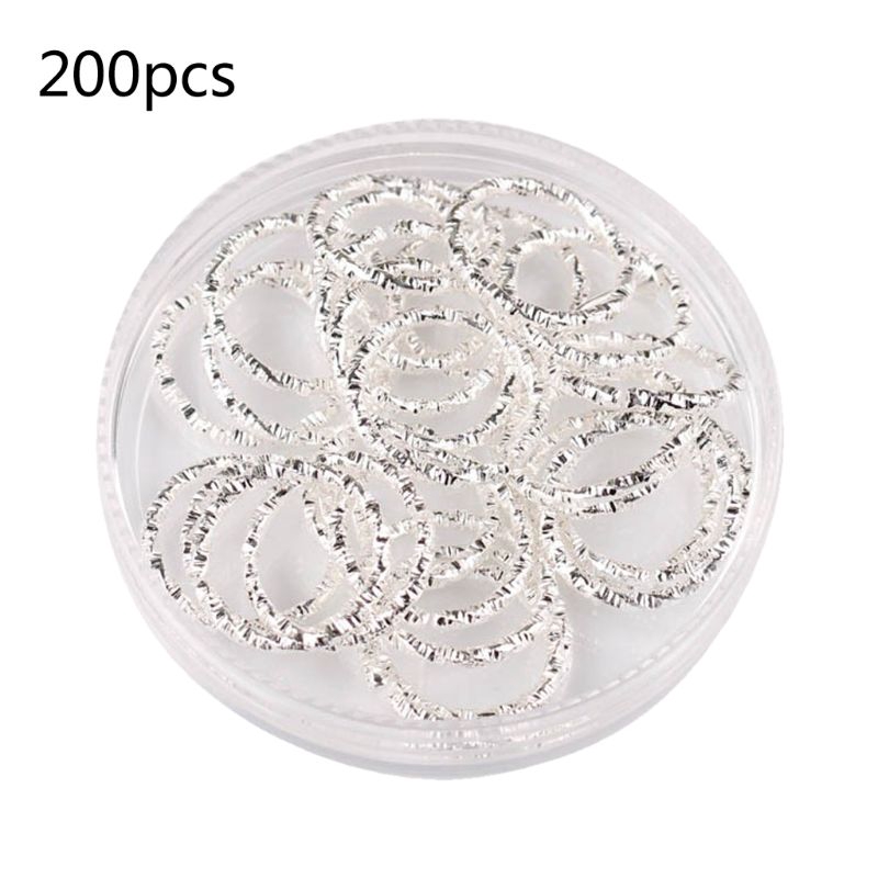 Set 200 Vòng Khoen Xoắn Làm Trang Sức Thủ Công