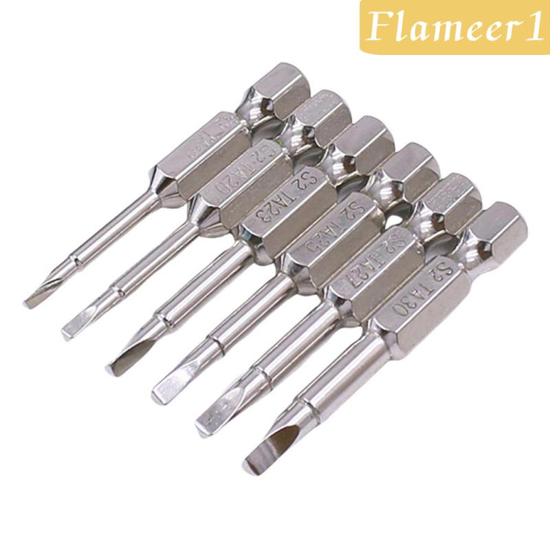 Bộ 6 Đầu Tua Vít Tam Giác 1 / 4 &quot;50mm Chuyên Dụng Cho Sửa Chữa Đồ Chơi