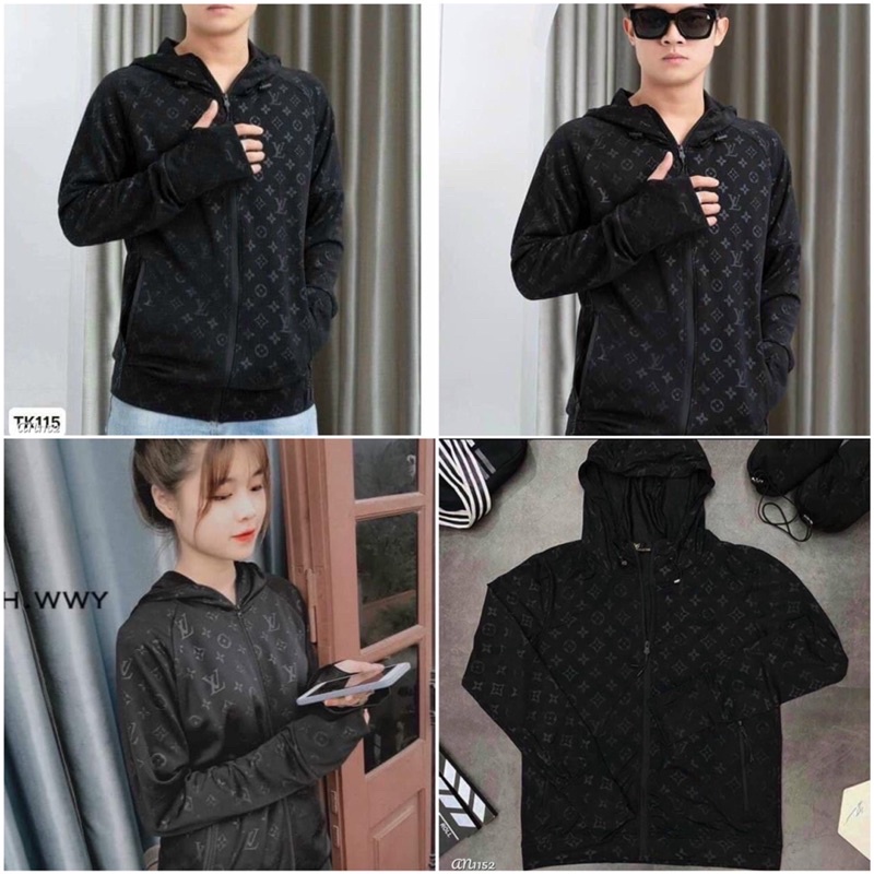 ❤️FREESHIP❤️Áo chống nắng nam L.V Nam nữ đều mặc được đẹp Uy Tín chất Umi sịn sò. Size M L XL