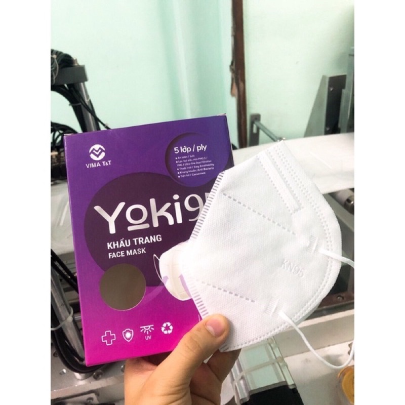 Khẩu trang Yoki95 5 lớp  Hộp 10 cái