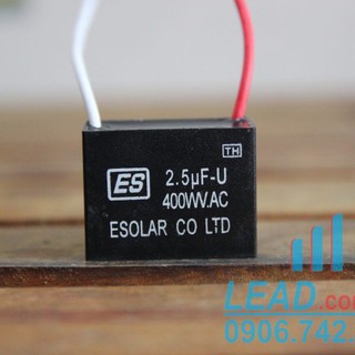Tụ điện CBB61 ESOLAR 2.5μF-U, 400VAC 2.5uF