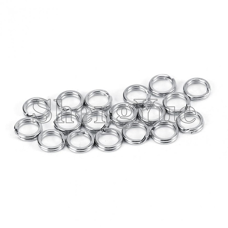 50 Vòng nối câu cá bằng thép không gỉ