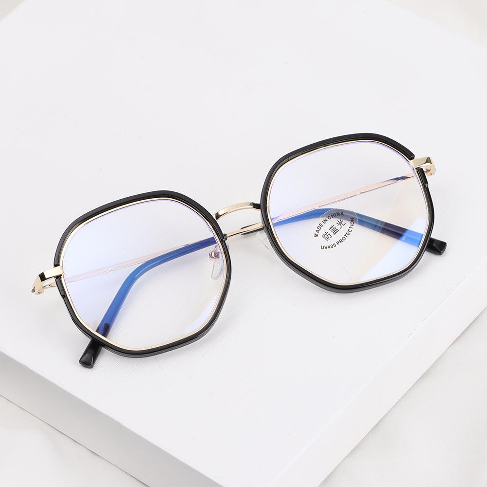 Mắt Kính Gọng Lớn Chống Ánh Sáng Xanh Phong Cách Retro