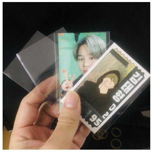 100c Sleeves đựng thẻ bài, postcard, photocard idol, anime, yugioh
